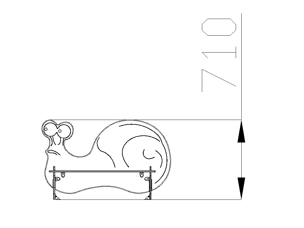 Скамейка «Улитка»