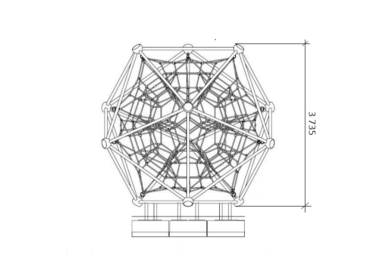 Канатная конструкция «Сахаров» d=4235